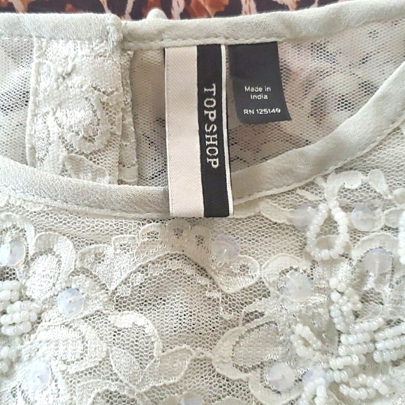 Topshop beaded crop top - Picture 8 of 10